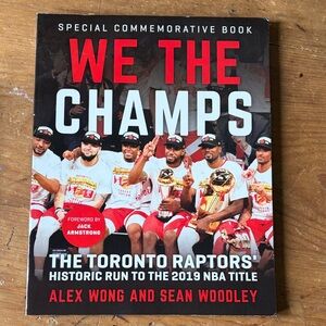 Special Commemorative Book We The Champs Toronto Raptors 2019 NBA Title